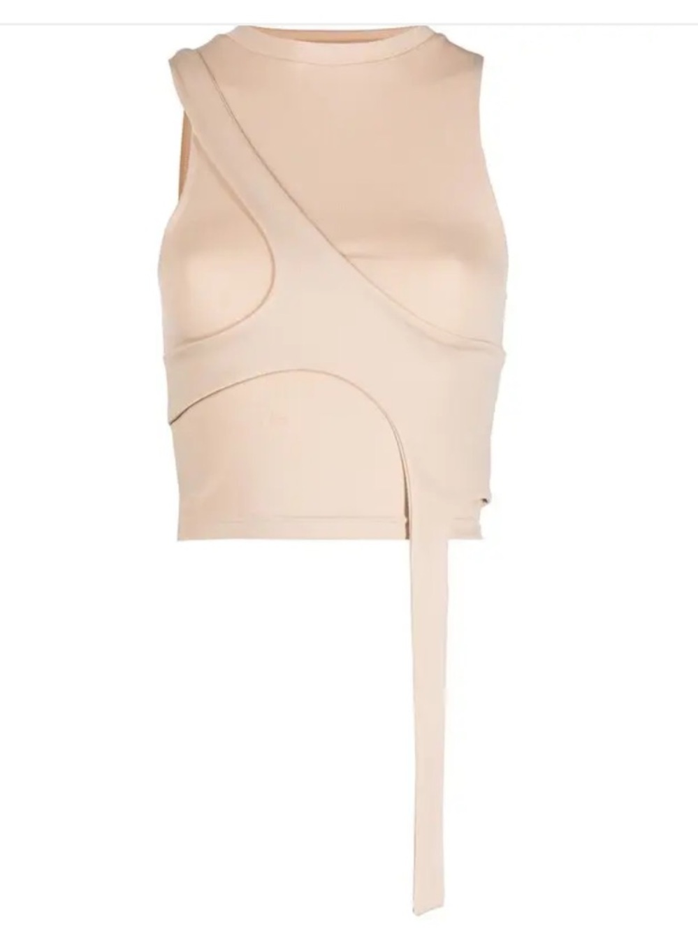 Nwt Heliot Emil Beige Cutout Tank Top Size Medium — image 3 of 8